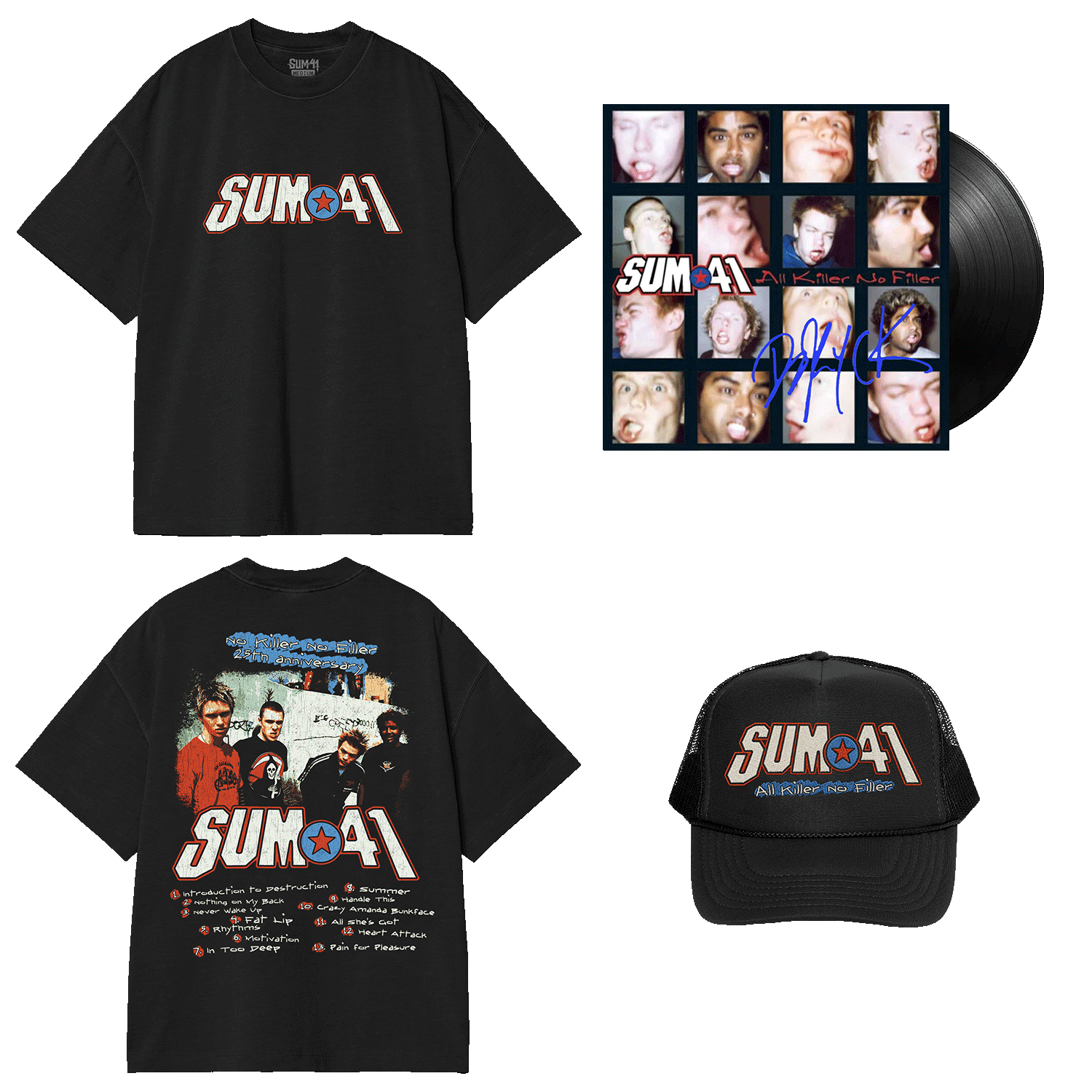 All Killer No Filler 25th Anniversary Signed Vinyl Bundle