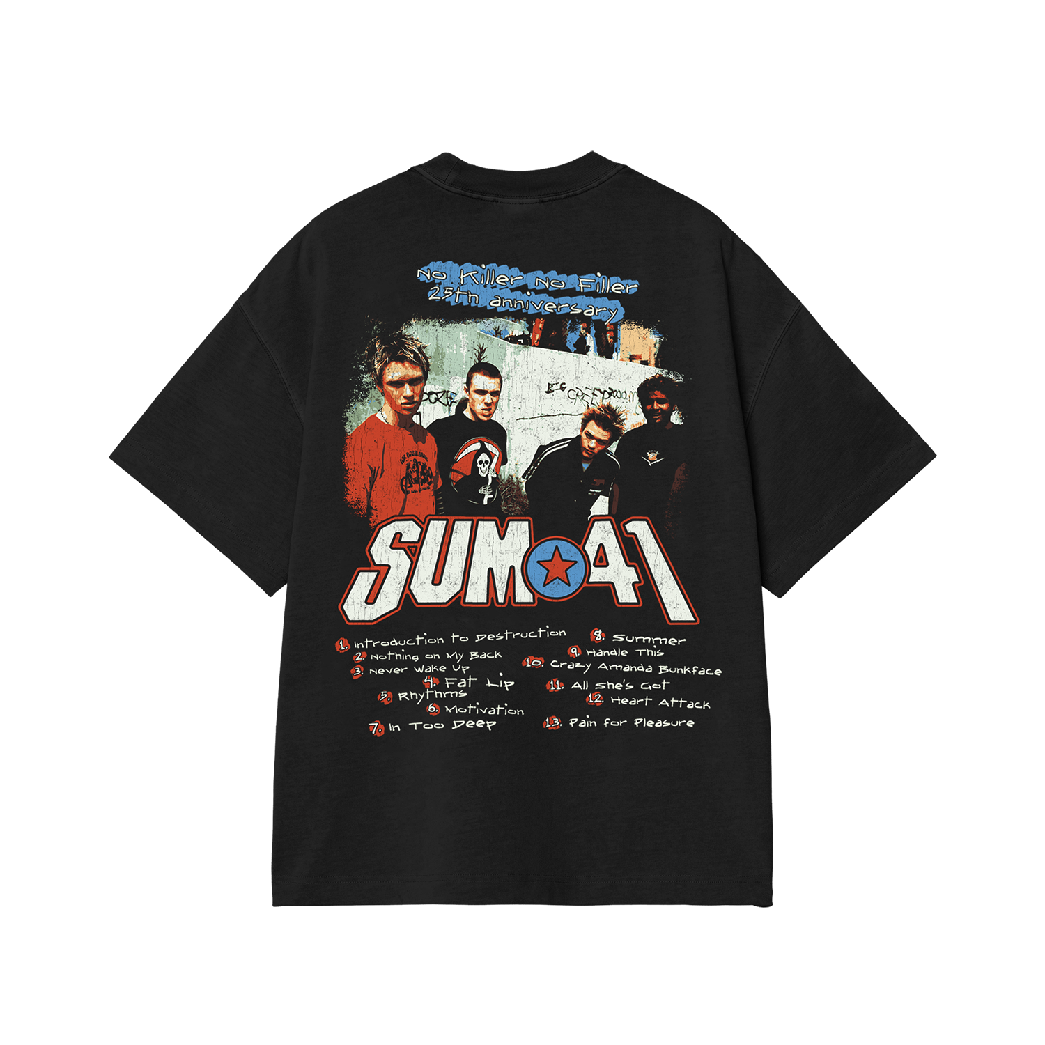 AKNF 25th Anniversary Tracklist Tee