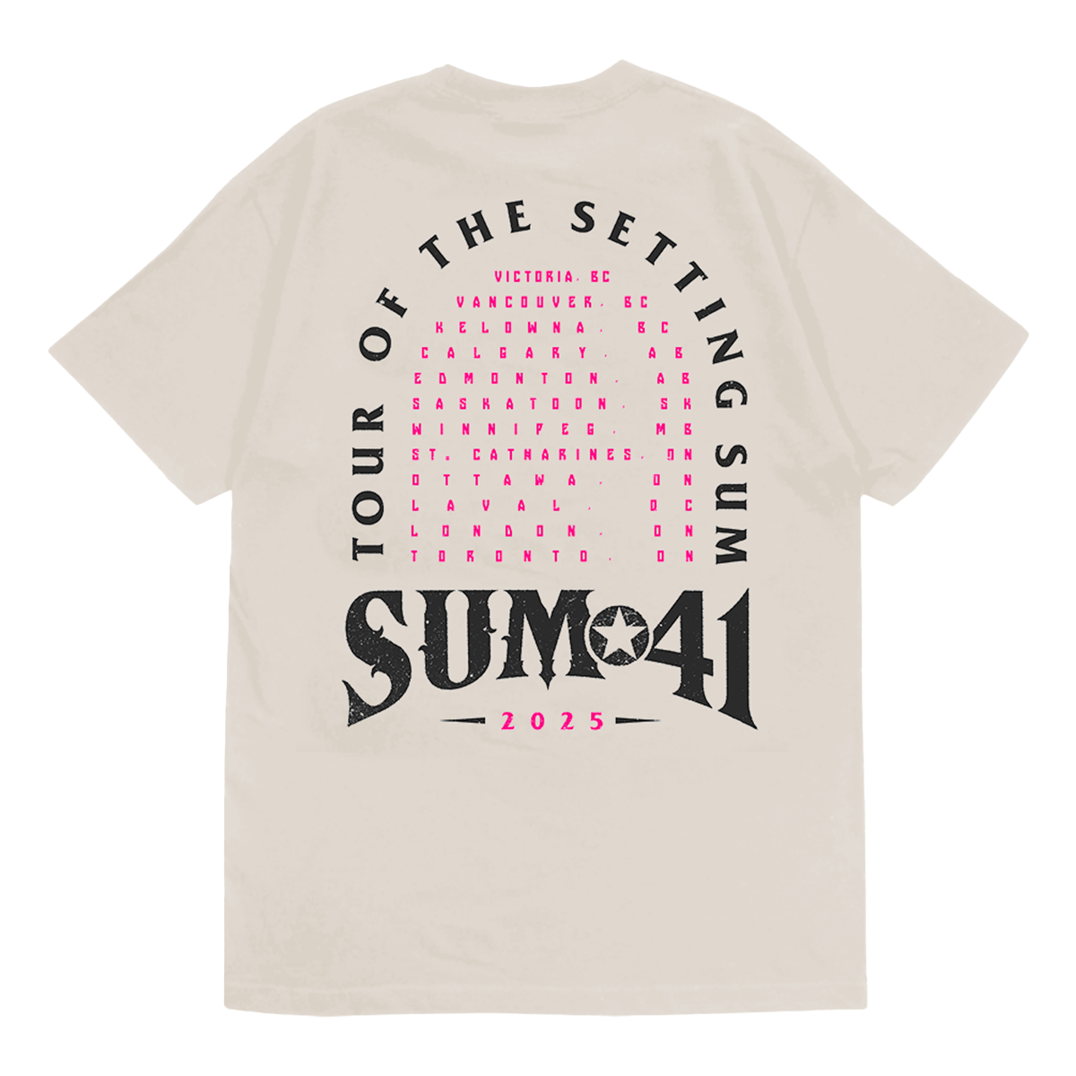 Tour of The Setting Sum Tee - Natural