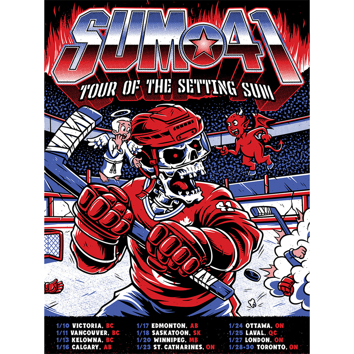 Tour of The Setting Sum Poster