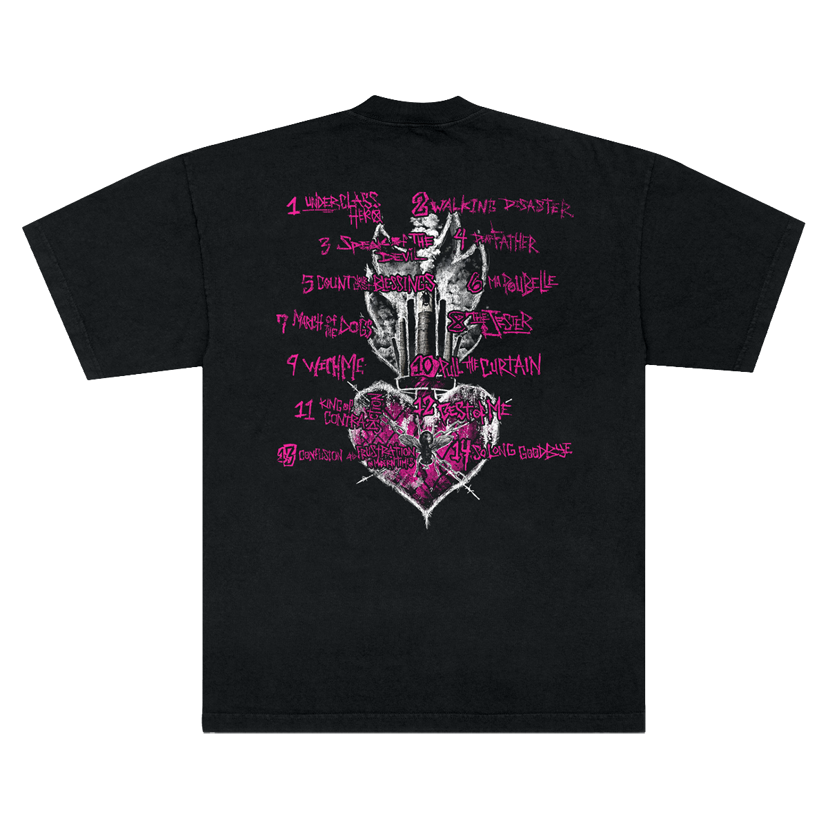 Underclass Hero Anniversary Tracklist Tee