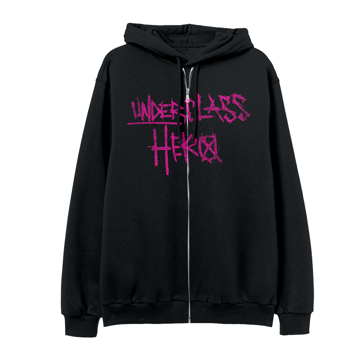 Underclass Hero Anniversary Tracklist Zip Hoodie - Black
