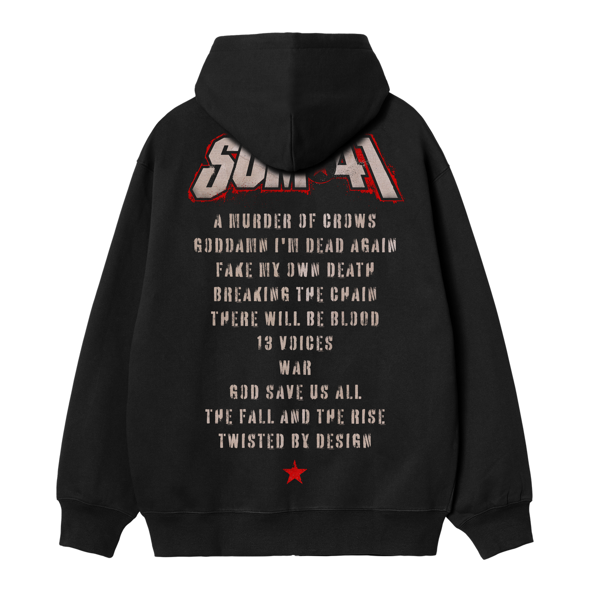 13 Voices Anniversary Tracklist Zip Up Hoodie