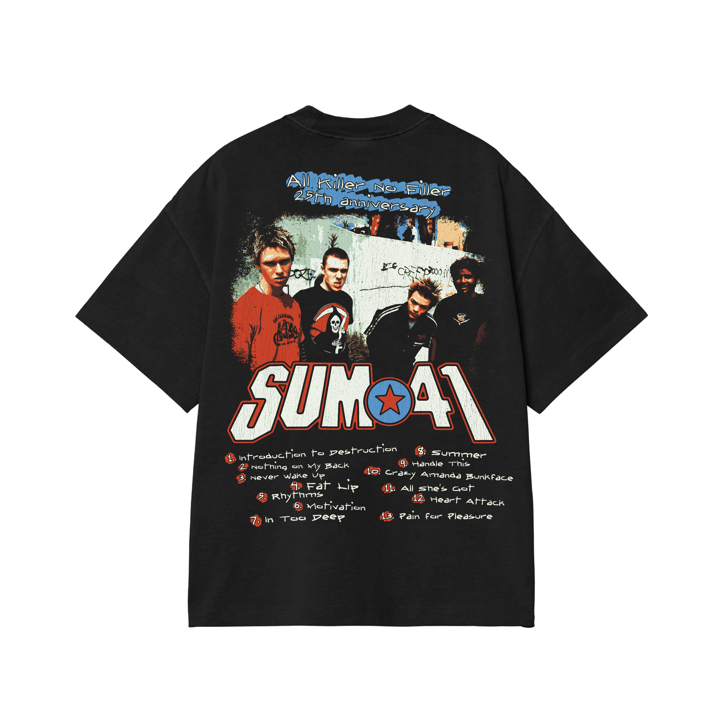 AKNF 25th Anniversary Tracklist Tee