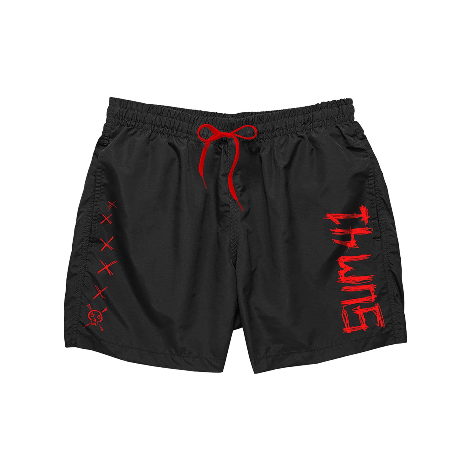 水着 ☆【 】Logo Swim Trunks 大胆なロゴがオシャレ Sketch Logo Swim Trunks – Sum 41