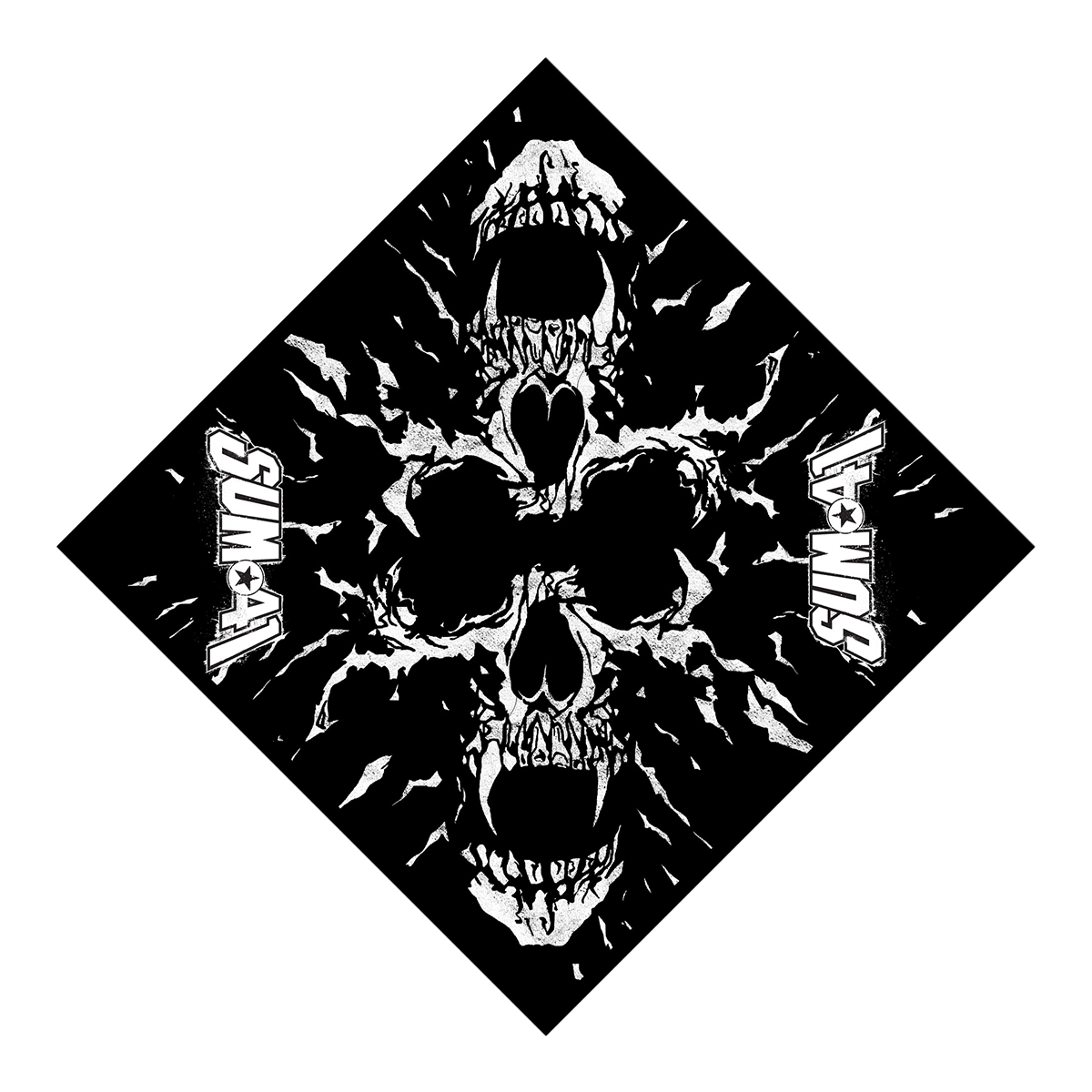 Sum 41 Skull Face Bandana