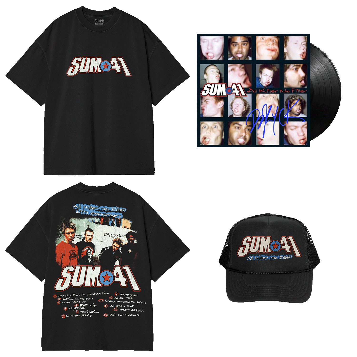 All Killer No Filler 25th Anniversary Signed Vinyl Bundle