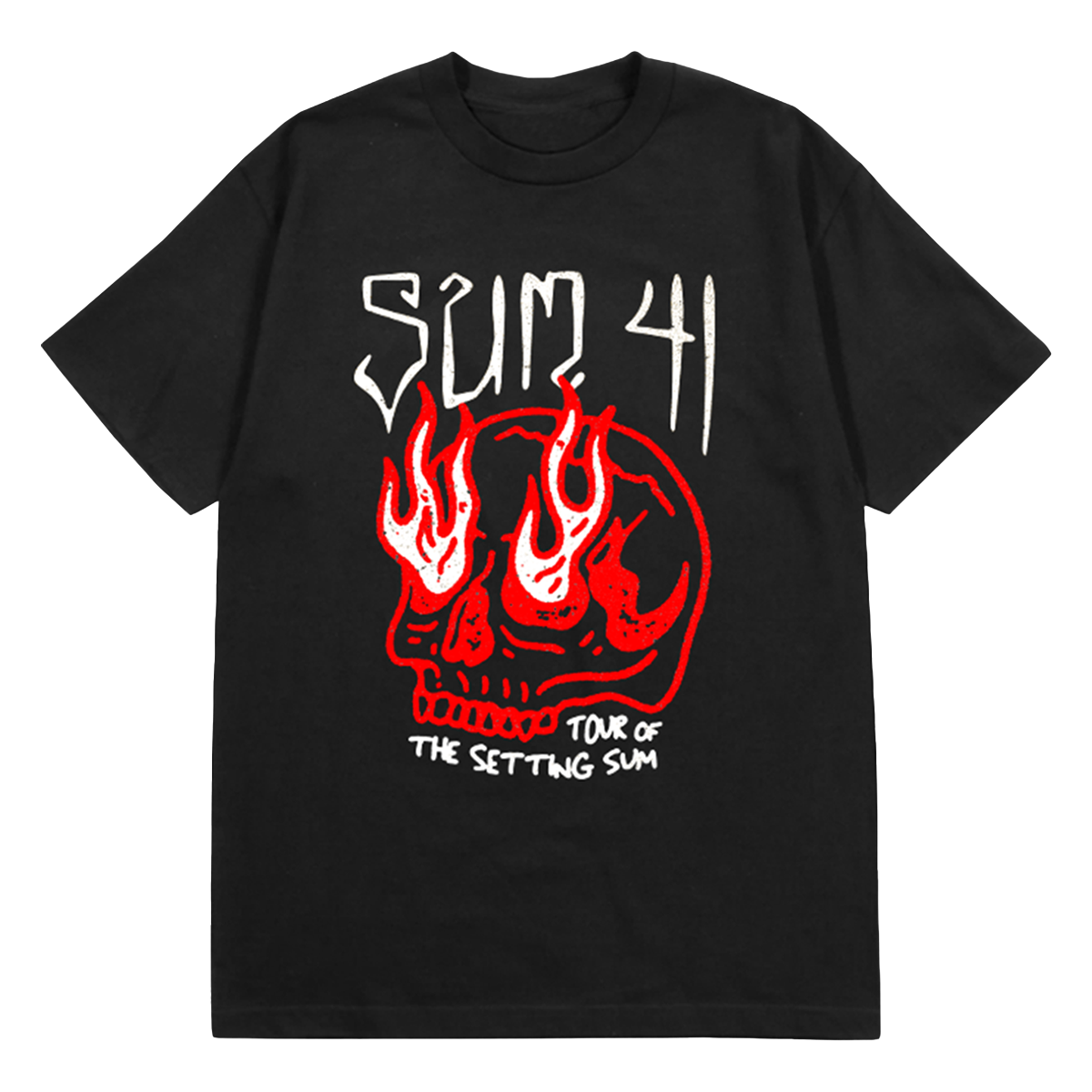 Skull Sketch Tour Tee - Black