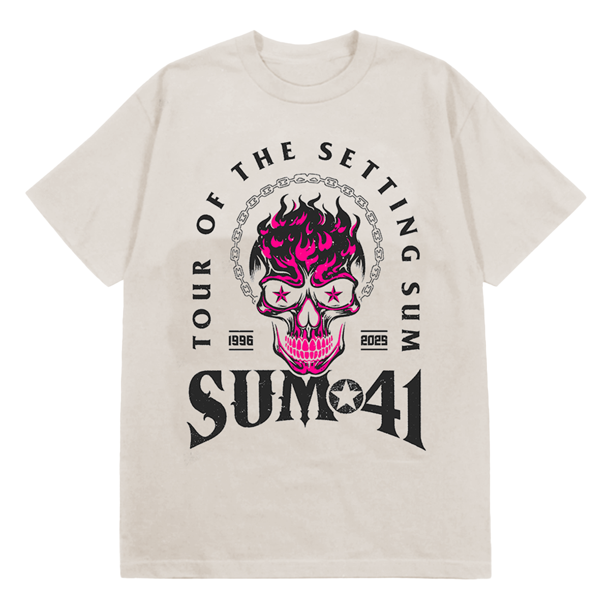 SUM41 Tシャツ Tour of The Setting Sum Tee - Natural – Sum 41
