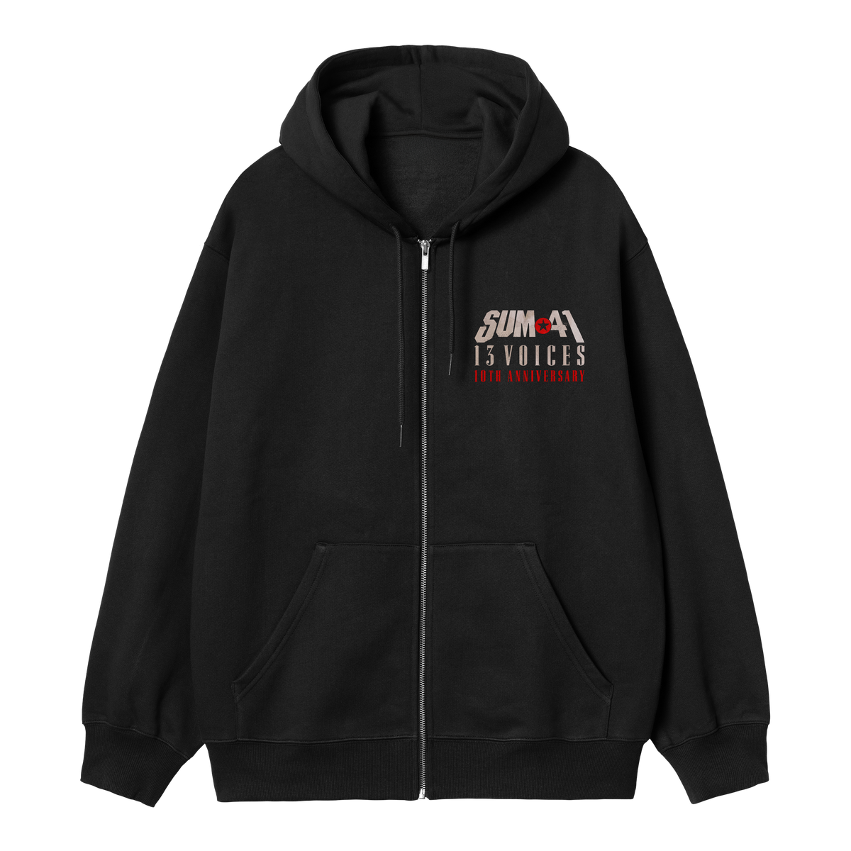13 Voices Anniversary Tracklist Zip Up Hoodie