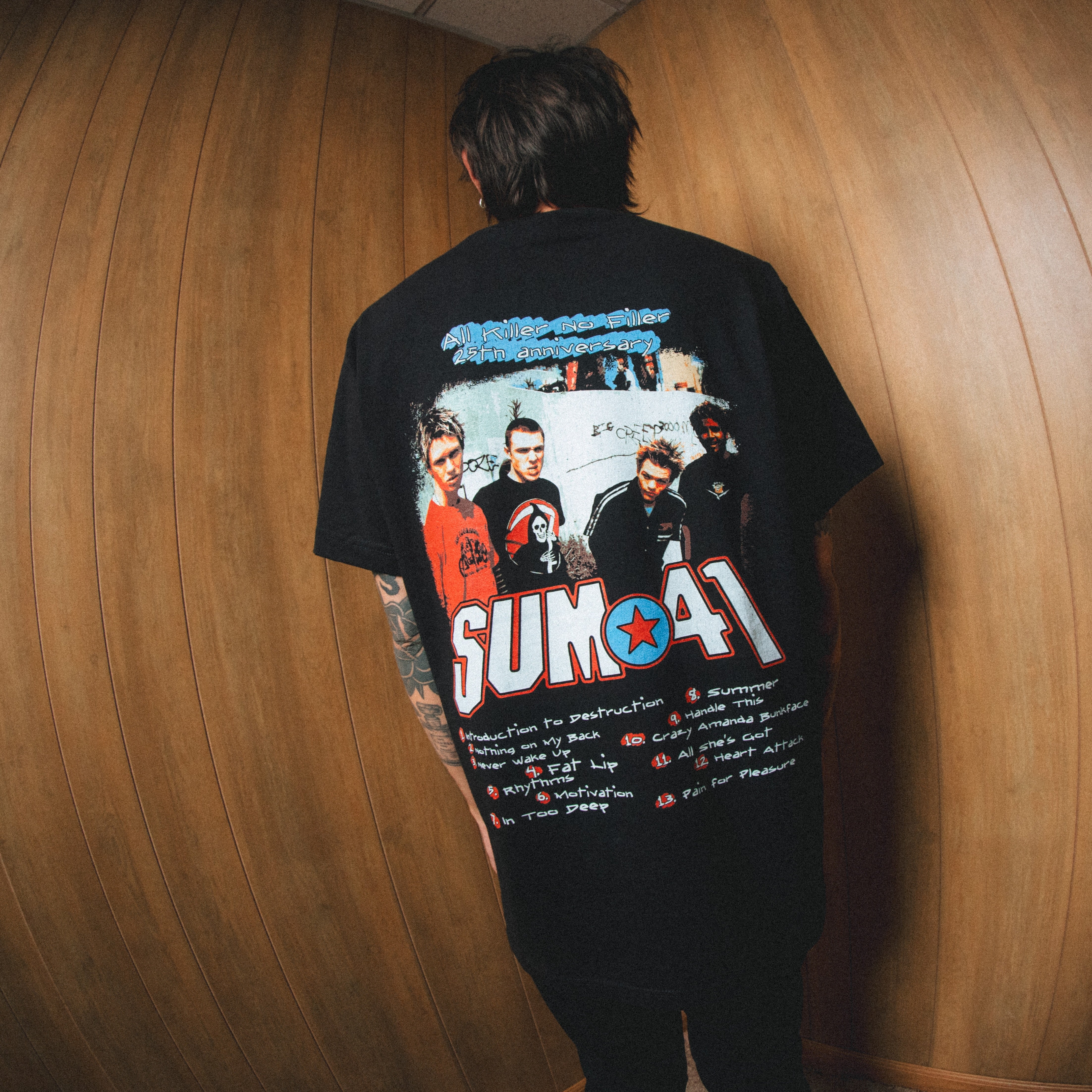 AKNF 25th Anniversary Tracklist Tee