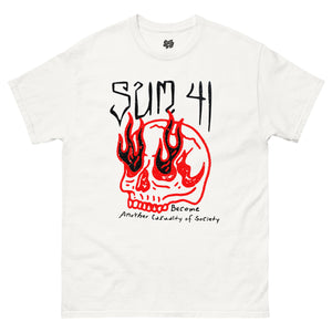 Skull Sketch Tee - White