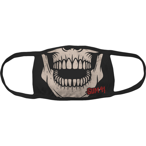 Sum 41 Skull Jaw Face Mask